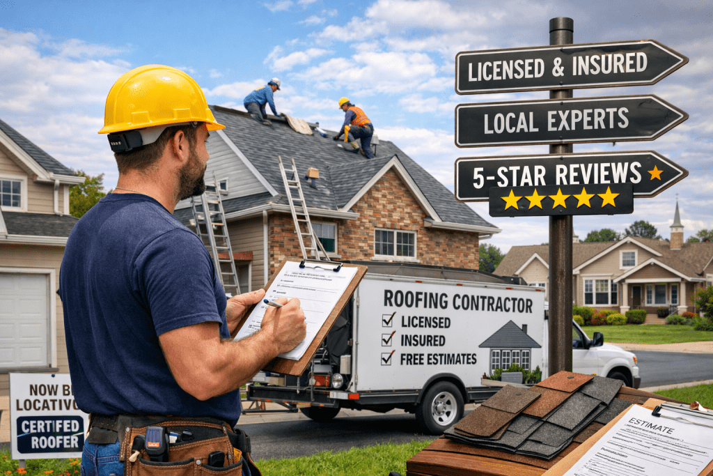 find the best roofing contractor in Delaware County