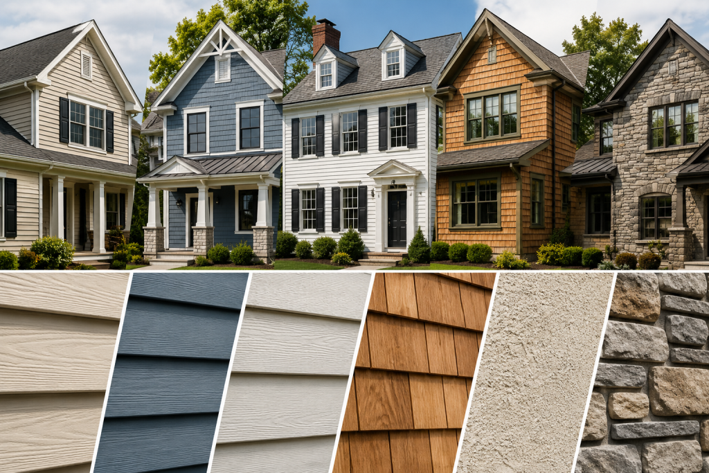 Siding Materials for Main Line