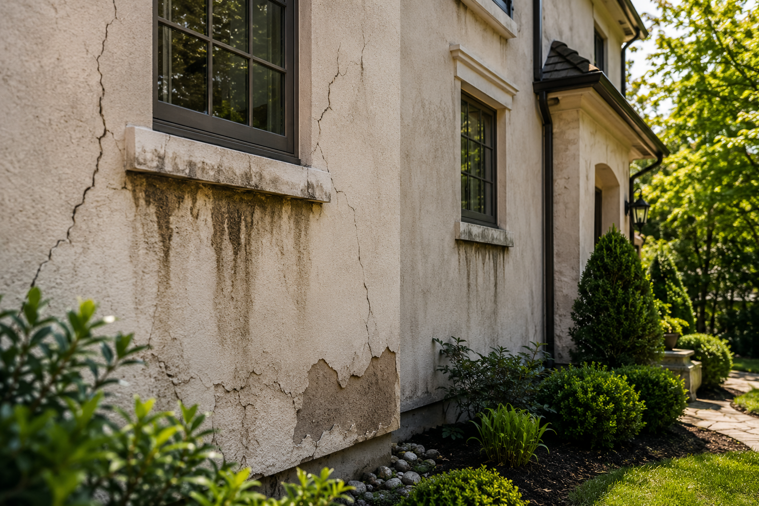 Stucco Moisture Damage Ardmore