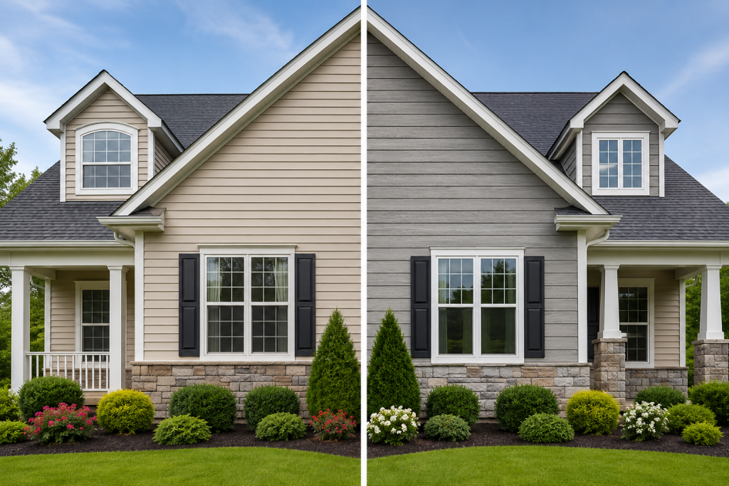 Vinyl vs Fiber Cement Siding