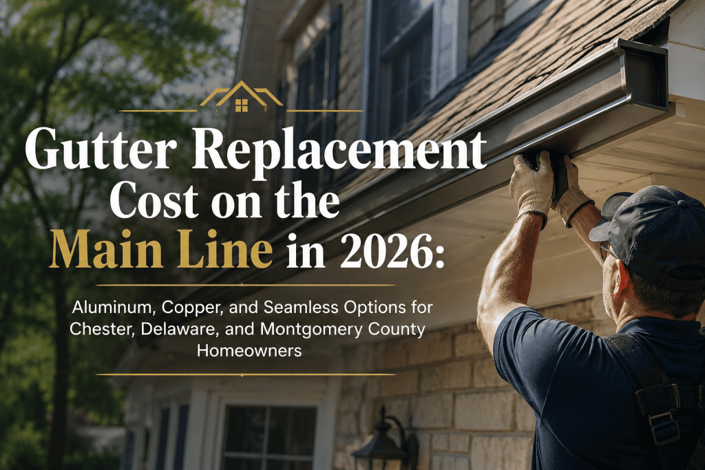 gutter replacement guide Main Line