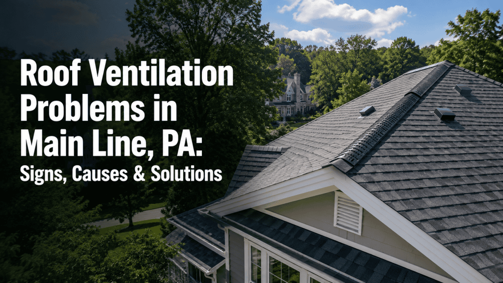 roof ventilation problems Main Line