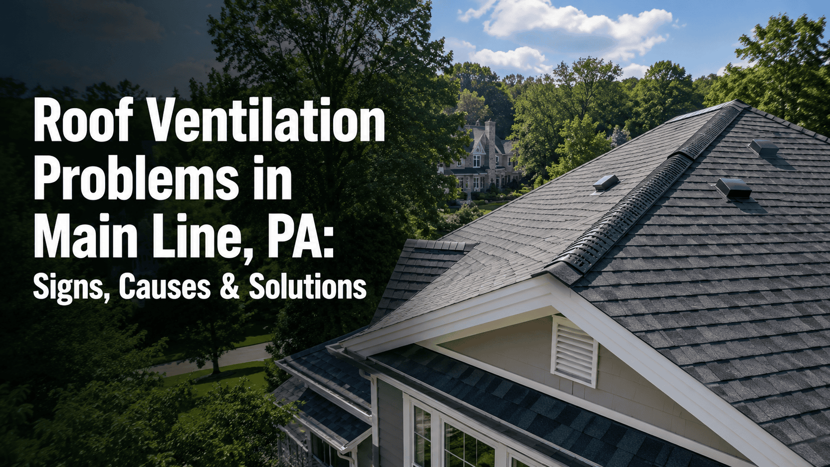 roof ventilation problems Main Line