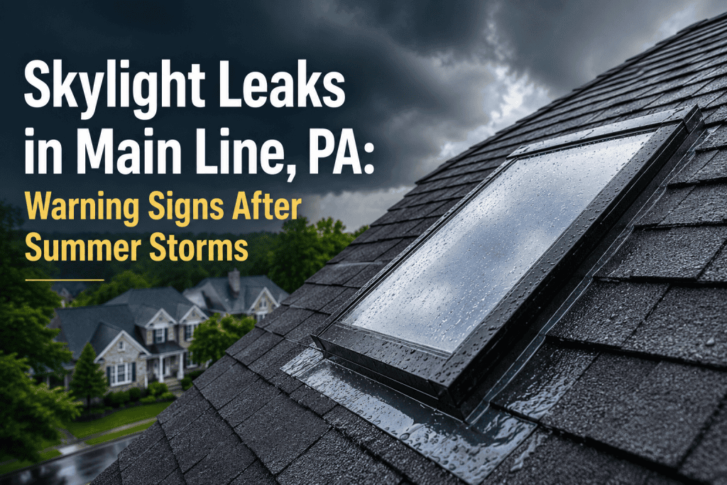 skylight leaks Main Line