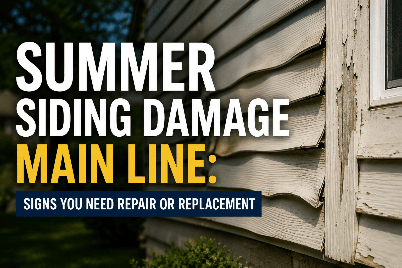 summer siding damage main line