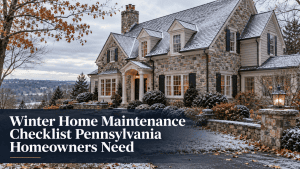 Winter Home Maintenance Checklist Pennsylvania Homeowners Need